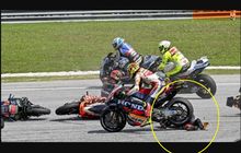 Ngilu, Begini Kesaksian Joan Mir Lindas Kaki Jack Miller di MotoGP Malaysia 2024