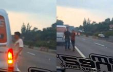 Polisi Kantongi Identitas Sopir Gran Max Lalamove Todong Pistol di Tol Cipularang, Lokasi Ngumpet Dicari