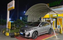 Enaknya Ngecas Di SPKLU Shell Jagorawi, Istirahat Selesai Baterai Full