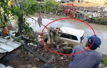 Kijang Innova dan 4 Mobil Lain Nyangkut Bareng Sampah, Hanyut di Sungai Ancar Mataram Gara-gara ini