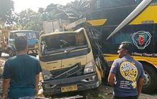 Kecelakaan Dahsyat Bus PO Sempati Star, Tusuk Kencang Tepat di Tengah-tengah Truk Sayur Bandel