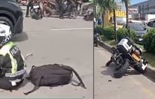 Dua PJR Ugal-ugalan Naik Moge Tabrak Nenek Rodiah Dihukum, Jaga Korban 24 Jam
