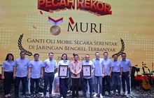 Shell Indonesia dan Astra Otoparts Pecahkan Rekor Ganti Oli Mobil Terbanyak