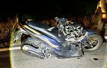 Gabriel Pergi Selama-Lamanya, Sasis Honda Vario 125 Yang Ditunggangi Tertekuk Melengkung