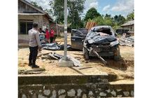 Wajah Pajero Sport Acak-acakan Duel Lawan Tiang Listrik, Nasib Tragis Dialami Sopir