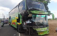 Bodi Bus PO Gunung Harta Bolong Sampai Ruang Kemudi, Tragedi Buang ke Kanan