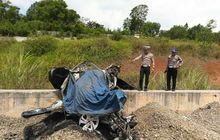 KM 158 Tol Cisumdawu Mencekam, Toyota Raize Berubah Jadi Serpihan Potongan Berwujud Gosong