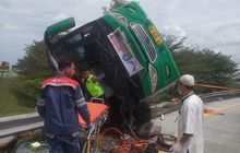 Fakta Bus Pariwisata Maut di Tol Pemalang, Sopir Sempat Teriak Begini Sebelum Menikung