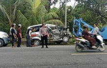 Duka Ambulans Bawa Pasien Rujukan ke Surabaya, Sopir Tewas Dengan Bentuk Bodi Hancur Lebur