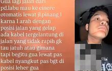 Ranjau Kabel WiFi di Pondok Labu Jaksel, Dagu dan Leher Pemotor Terjerat Sampai Memar Merah