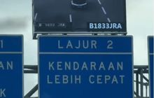 Mata-mata Kecepatan Mobil di Jalan Tol Makin Canggih, Pelaku Langsung Ditampilkan ke Layar Besar