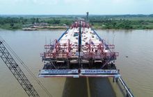 Mengenal Box Balance Cantilever, Metode Tol Palembang-Betung Seberangi Sungai Musi 380 Meter