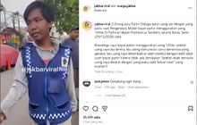 Uang Rp 100 Ribu Pemotor Tiba-tiba Jadi “KW” Sehabis Parkir, Wajah Jukir Kesorot