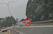 Toyota Avanza Melawan Petugas, Diadang Tetap Nekat Melaju Lawan Arus di Tol Arah Bandara Soetta