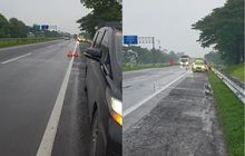 Alphard, Brio dan Tank 500 Hybrid Pecah Ban di Tol Cipali, Lokasi dan Waktu Bersamaan