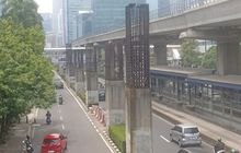 Ini Rekayasa Lalu Lintas Selama Pembongkaran Tiang Monorel Jakarta