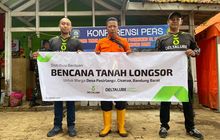 Bantu Korban Longsor Cisarua, Deltalube Gerak Cepat Salurkan Pangan dan Obat-obatan