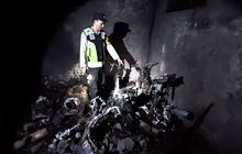 NMAX, BeAT dan Shogun Berubah Wujud di Dapur Rumah Pemilik, TKP Bau Hangus