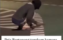 Puluhan Mata Kucing Jalan di Underpass Cawang Raib, Dicungkil Pria Bertopeng