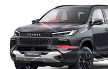 Inilah Renderan Toyota Fortuner Model 2026, Wajahnya Lebih Futuristik