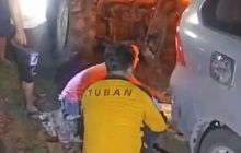 Drama Avanza Nyasar di Hutan Tuban, Ban Tak Berkutik Diselimuti Lumpur