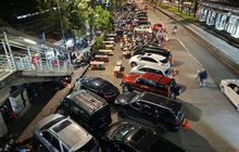 Parkir Mobil-Motor Luber Sampai Badan ke Jalan, Usaha Bandel di Cawang Ditegur