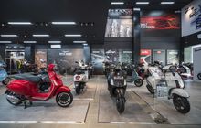 Ekspansi ke Indonesia Timur, Piaggio Resmikan Motoplex 4 Brand di Makassar