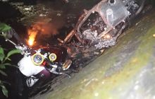 Tak Ada APAR, Yamaha Fino Ludes Meleleh Karena Disengaja Dua Kelompok Pemuda