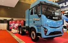 Lima Menit Langsung Jalan, Truk Listrik SANY Pakai Sistem Swap Baterai