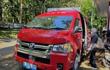 Uji Coba Toyota HiAce Listrik Bertransmisi Matik di Semarang, Wira-wiri Antar Penumpang Gratis 3 Bulan