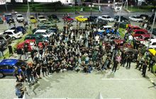 Ratusan Mobil Tua Serbu Cileungsi, Ajang Silaturide Motuba Bogor Timur Pecah