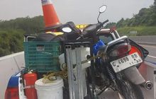 Viral Supra X 'Bapak' Tiba-Tiba Masuk Tol, Alasan Pengendara Mengejutkan