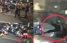 Aksi Razia Berujung Kacau, Polisi Dibikin Mental Pemotor Tak Berhelm