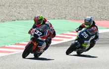 Beneran Gacor! Debut di Moto3 Junior, Kiandra Ramadhipa Langsung Gondol Podium di Catalunya