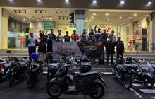 Astra Motor Yogyakarta Undang Komunitas Honda BeAT Night Riding Keliling Kota, Intip Keseruannya