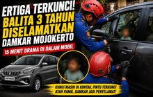 Ertiga Dibobol Damkar Demi Nyawa Balita 3 Tahun, Efek Kunci Masih Menancap