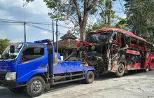 Petaka Pulang Mendaki Gunung Lawu, Bus Rombongan 55 Pendaki Berubah Compang-camping Parah