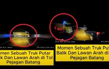 Mak Tratap, Sopir Truk Buta Aturan Putar Balik di Ruas Tol Pejagan-Pemalang Saat Gelap Gulita