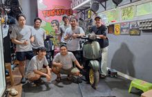 Berawal dari Kamar Kecil,  Cerita Tukskuter Jadi Bengkel Spesialis Vespa Matic