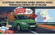 Pria Asal Bone Terancam Denda Rp 10 Miliar, Bawa Mobil Rental Lewati Batas Wilayah Kesepakatan