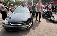 Honda Civic Ferio Tabrak Polisi Hingga Tewas di Bandung, Ada Dua Prajurit TNI di Dalamnya