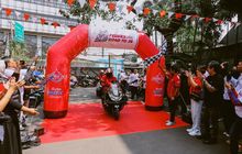 Delapan Pengguna Motor Matic Touring 800 Km Surabaya-Jakarta Bareng Federal Oil