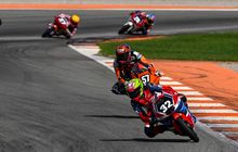 Sempat Jatuh di Kualifikasi, Ramadhipa Masih Bisa Gaspol Tembus Enam Besar Moto3 Junior Valencia
