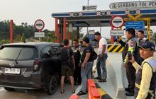 Ricuh Penarikan Paksa Sigra di Gerbang Tol Permai, Debt Collector Ditegur Keras Polisi