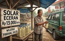 Nasib Sopir Mobil Travel Pinrang-Palu, Nombok Duit Beli Biosolar Eceran Rp 13.000 Per Botol