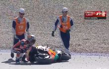 Alasan Pedro Acosta Selebrasi di MotoGP Austria Sambil Terjatuh
