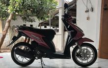 Pesona Honda BeAT Karburator Berwarna Pink Bikin Perempuan Kepincut