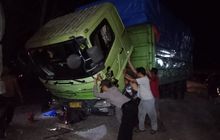 Petaka Periksa Bunyi Aneh di Kolong Bawah Kabin, Sopir Truk Tewas Kena Ledakan Ban Depan