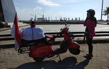 Salut!  Dari Jualan Kaos, Lady Bikers Ini Touring Dari Jakarta ke Merauke
