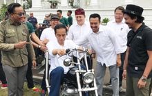 Ini Style Bikers Saat Bertemu Presiden RI Joko Widodo di Istana Bogor